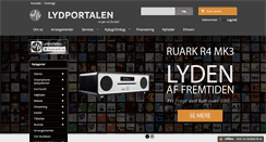 Desktop Screenshot of lydportalen.dk